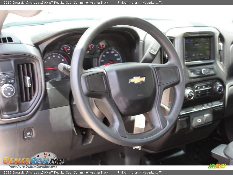 2019 Chevrolet Silverado 1500 WT Regular Cab Summit White / Jet Black Photo #16