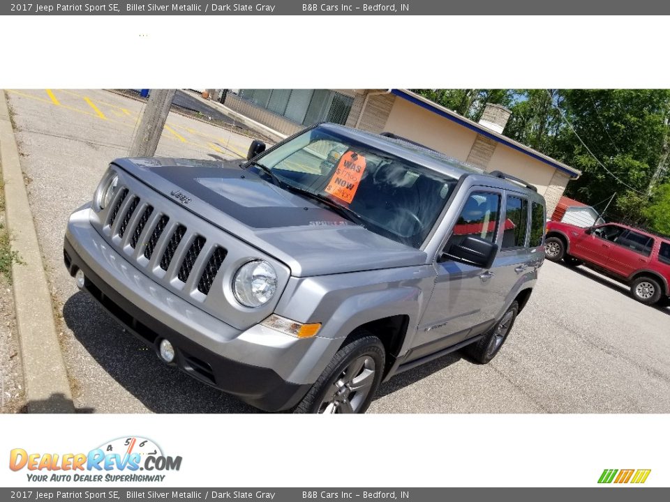 2017 Jeep Patriot Sport SE Billet Silver Metallic / Dark Slate Gray Photo #19