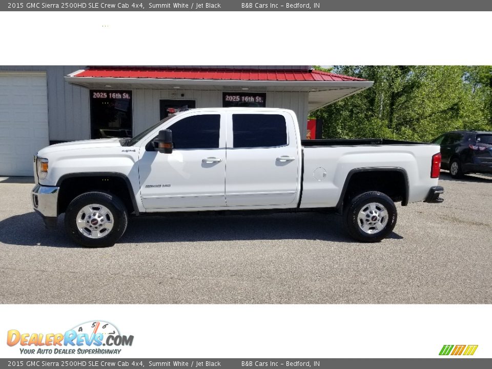 2015 GMC Sierra 2500HD SLE Crew Cab 4x4 Summit White / Jet Black Photo #2