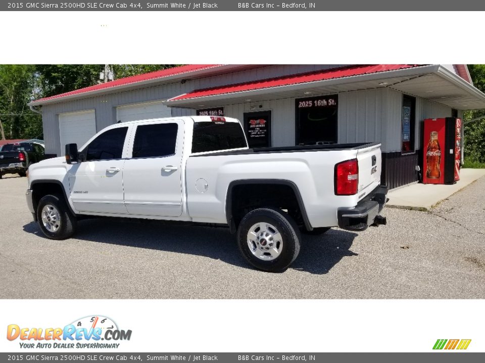 2015 GMC Sierra 2500HD SLE Crew Cab 4x4 Summit White / Jet Black Photo #3
