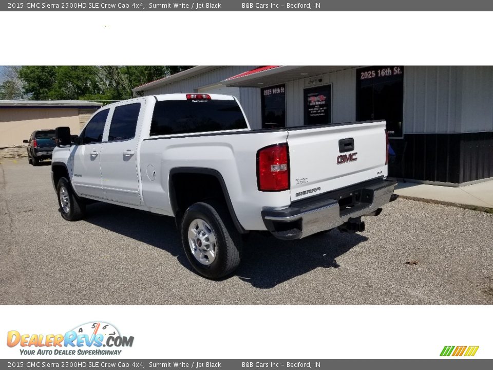 2015 GMC Sierra 2500HD SLE Crew Cab 4x4 Summit White / Jet Black Photo #4