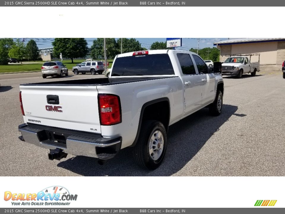 2015 GMC Sierra 2500HD SLE Crew Cab 4x4 Summit White / Jet Black Photo #6