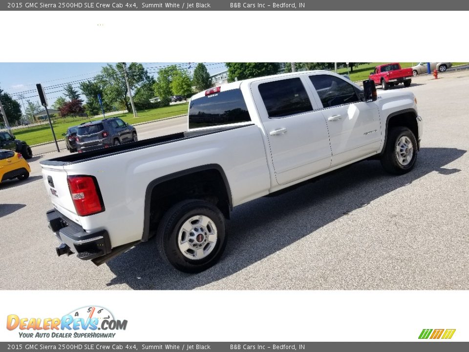 2015 GMC Sierra 2500HD SLE Crew Cab 4x4 Summit White / Jet Black Photo #7