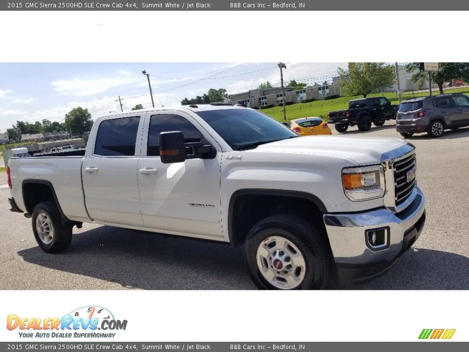 2015 GMC Sierra 2500HD SLE Crew Cab 4x4 Summit White / Jet Black Photo #8