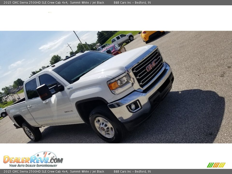 2015 GMC Sierra 2500HD SLE Crew Cab 4x4 Summit White / Jet Black Photo #9