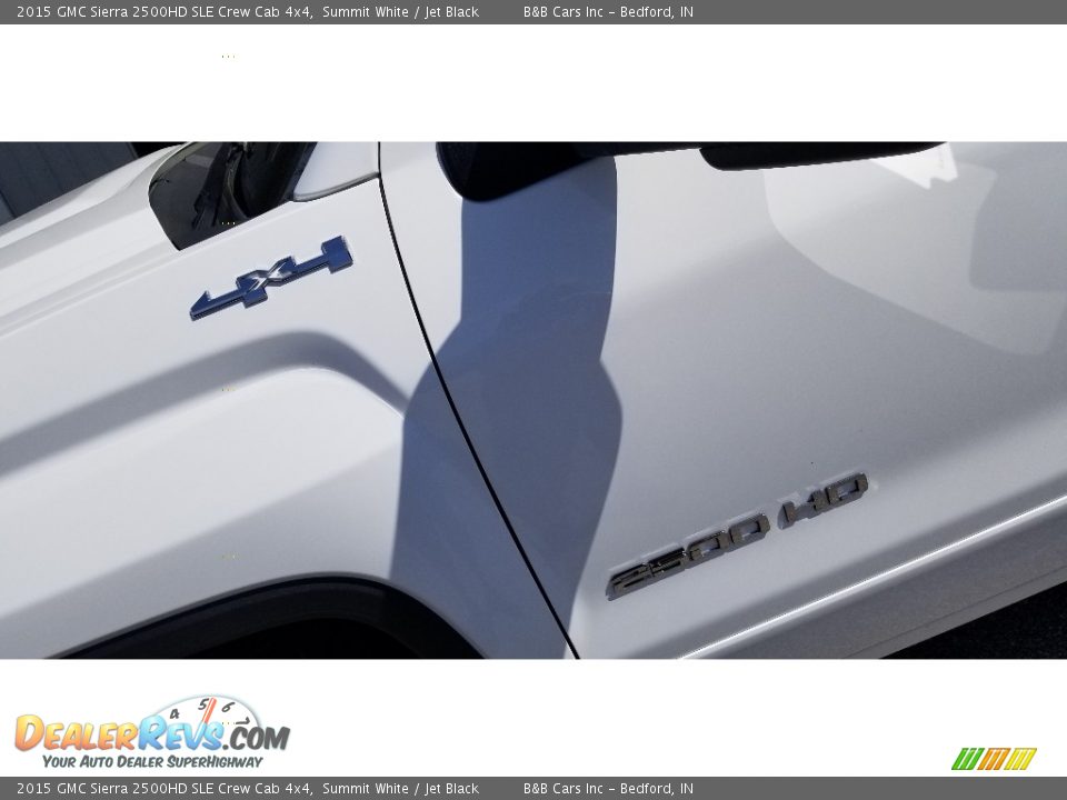 2015 GMC Sierra 2500HD SLE Crew Cab 4x4 Summit White / Jet Black Photo #10