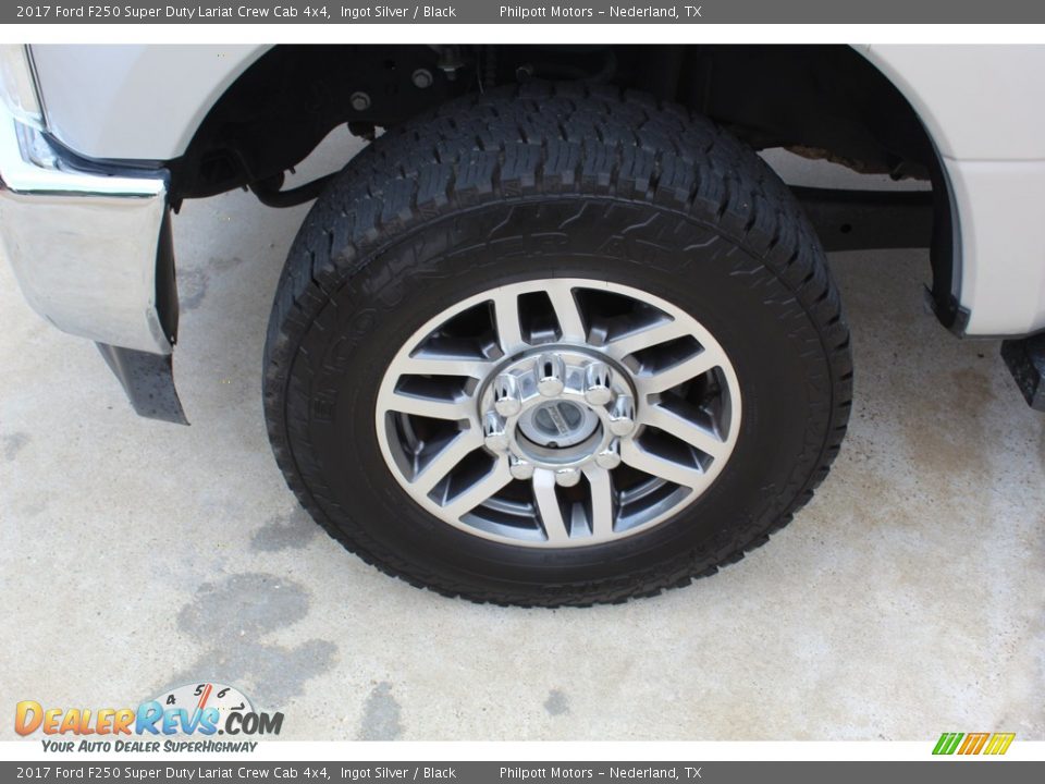 2017 Ford F250 Super Duty Lariat Crew Cab 4x4 Ingot Silver / Black Photo #5