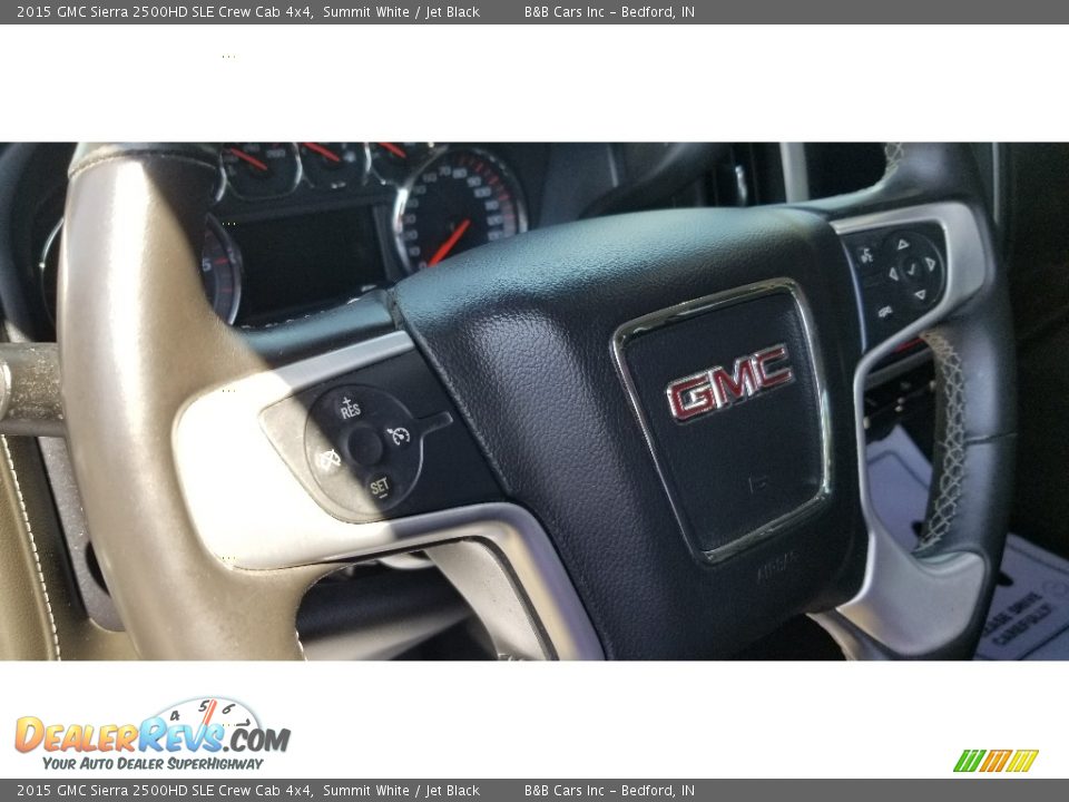 2015 GMC Sierra 2500HD SLE Crew Cab 4x4 Summit White / Jet Black Photo #14