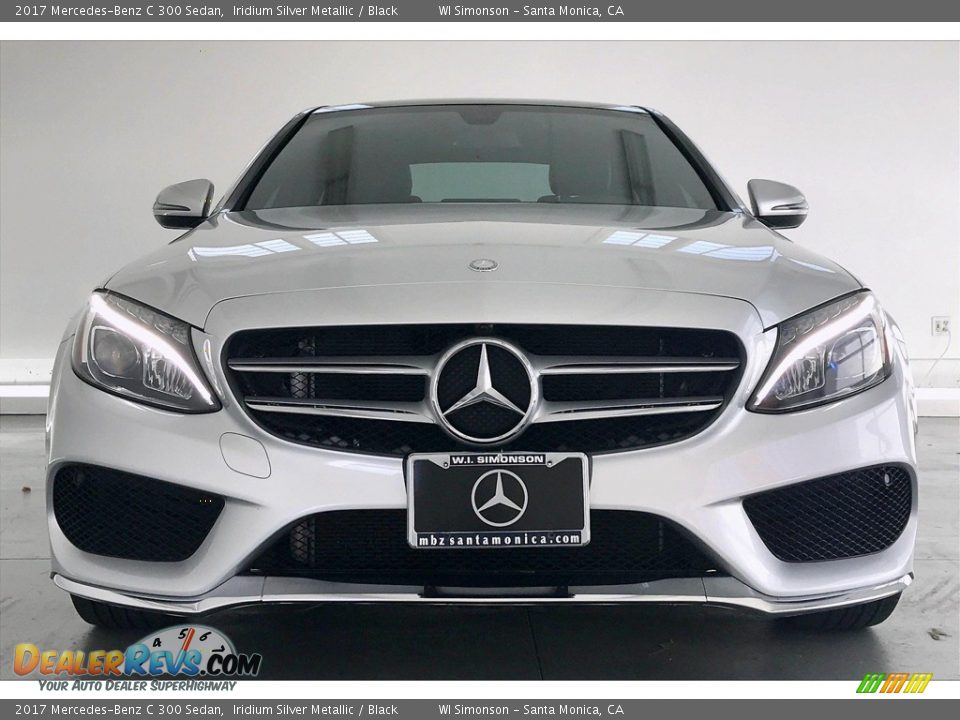 2017 Mercedes-Benz C 300 Sedan Iridium Silver Metallic / Black Photo #2