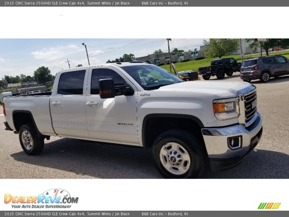 2015 GMC Sierra 2500HD SLE Crew Cab 4x4 Summit White / Jet Black Photo #19
