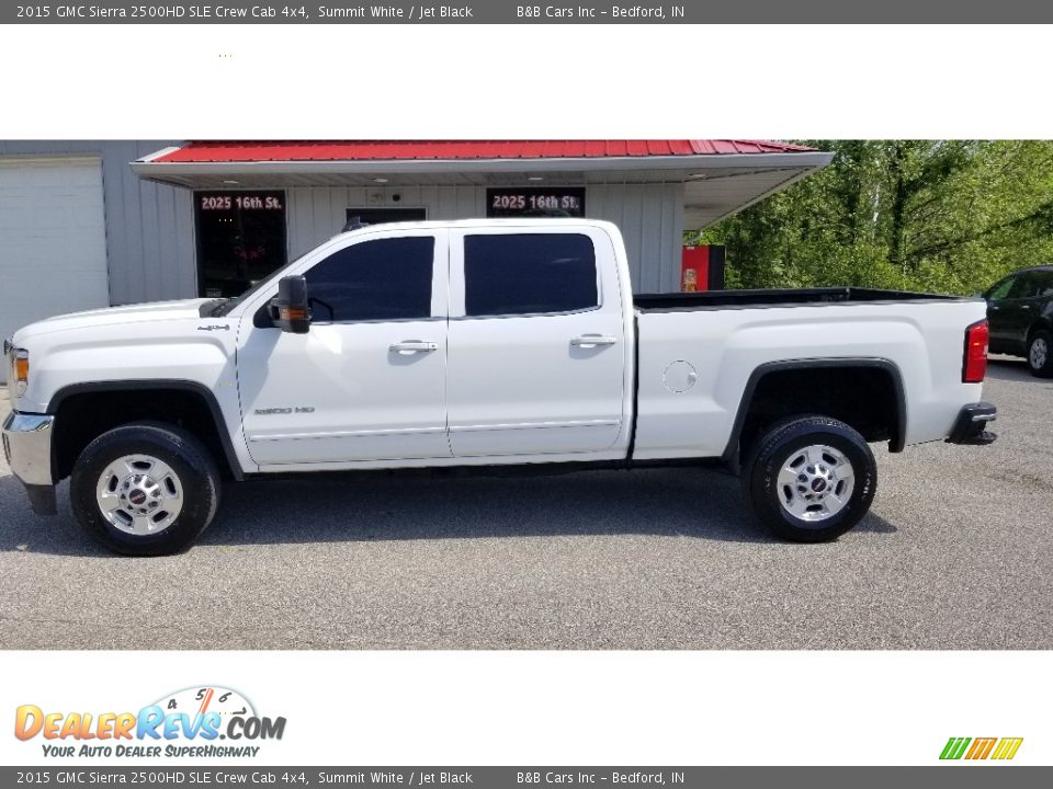 2015 GMC Sierra 2500HD SLE Crew Cab 4x4 Summit White / Jet Black Photo #21
