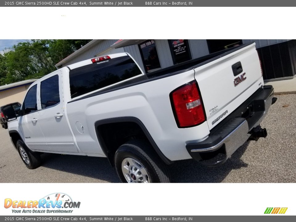 2015 GMC Sierra 2500HD SLE Crew Cab 4x4 Summit White / Jet Black Photo #22