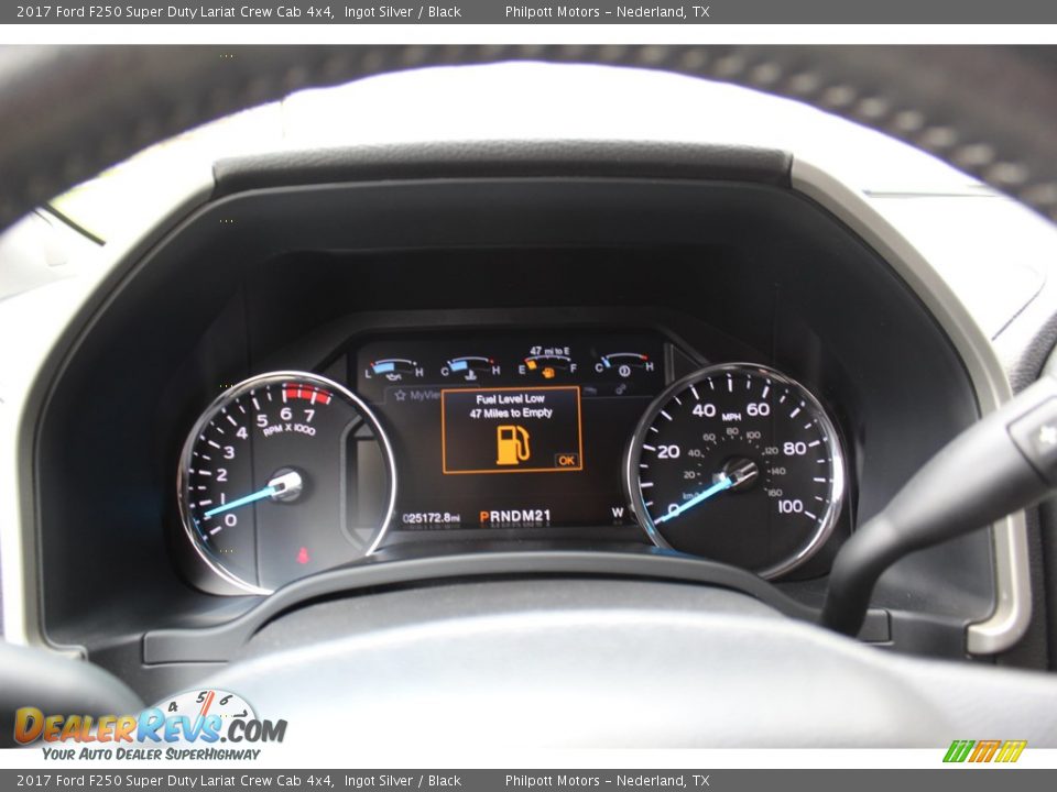 2017 Ford F250 Super Duty Lariat Crew Cab 4x4 Ingot Silver / Black Photo #15