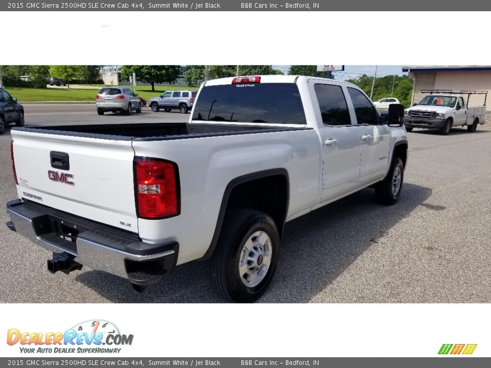 2015 GMC Sierra 2500HD SLE Crew Cab 4x4 Summit White / Jet Black Photo #23