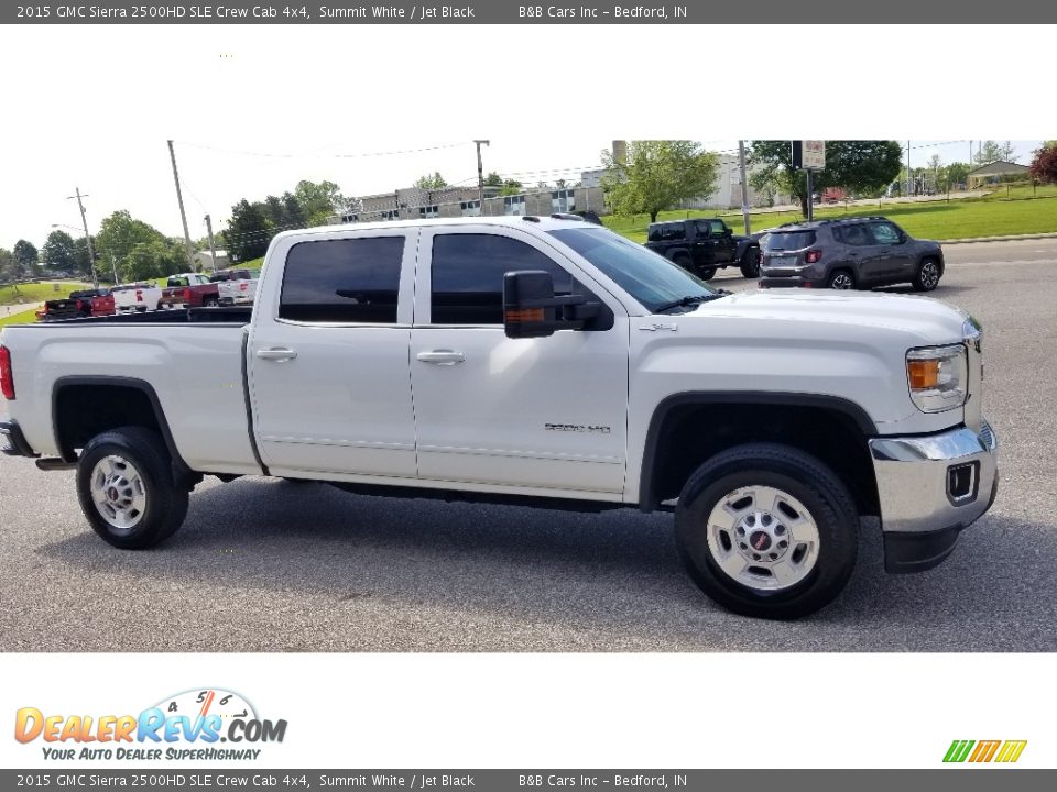 2015 GMC Sierra 2500HD SLE Crew Cab 4x4 Summit White / Jet Black Photo #24