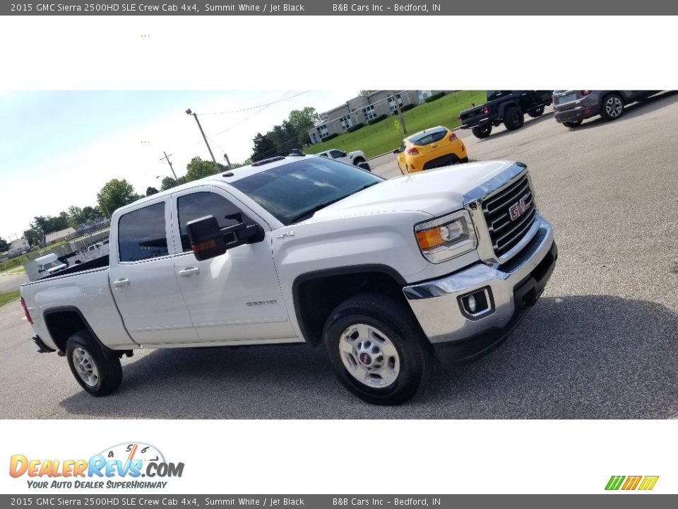 2015 GMC Sierra 2500HD SLE Crew Cab 4x4 Summit White / Jet Black Photo #25