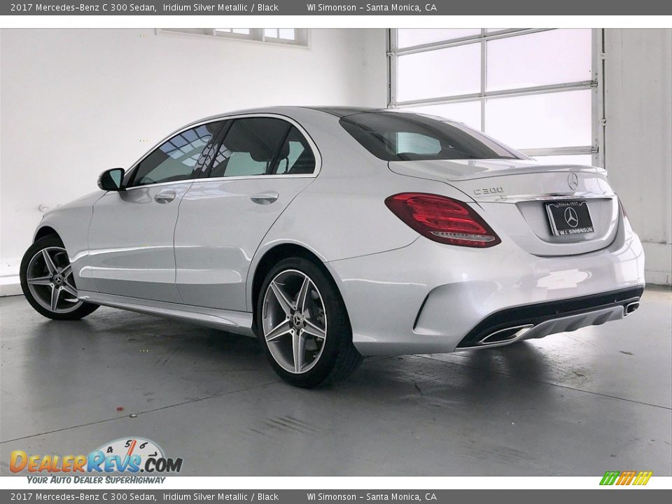 2017 Mercedes-Benz C 300 Sedan Iridium Silver Metallic / Black Photo #10