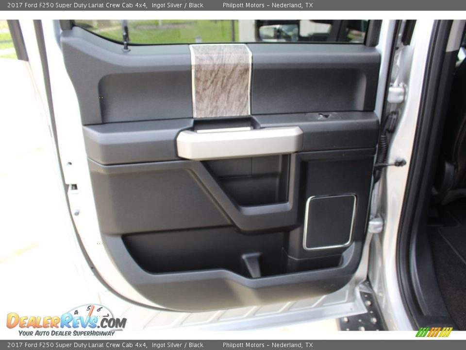2017 Ford F250 Super Duty Lariat Crew Cab 4x4 Ingot Silver / Black Photo #20