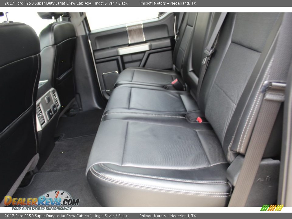2017 Ford F250 Super Duty Lariat Crew Cab 4x4 Ingot Silver / Black Photo #21