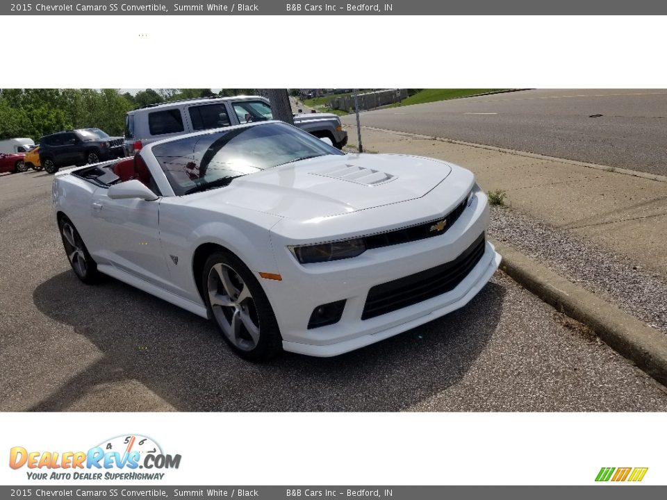 2015 Chevrolet Camaro SS Convertible Summit White / Black Photo #2