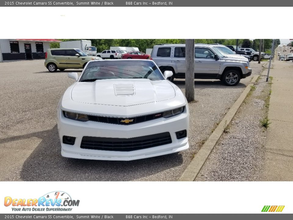 2015 Chevrolet Camaro SS Convertible Summit White / Black Photo #3