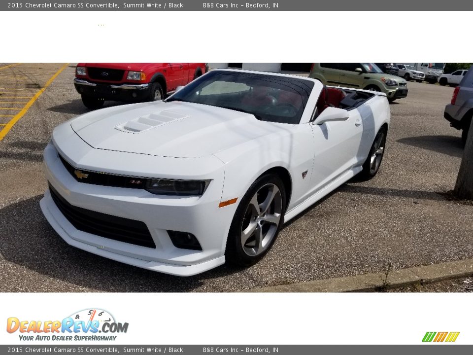 2015 Chevrolet Camaro SS Convertible Summit White / Black Photo #4