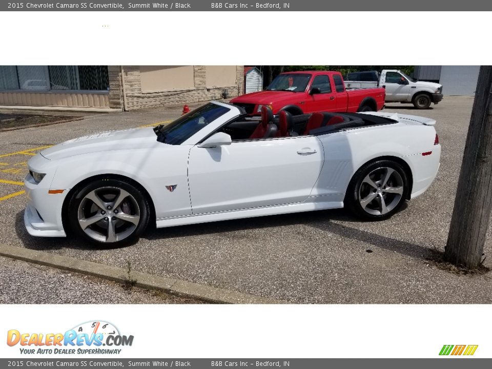 2015 Chevrolet Camaro SS Convertible Summit White / Black Photo #5