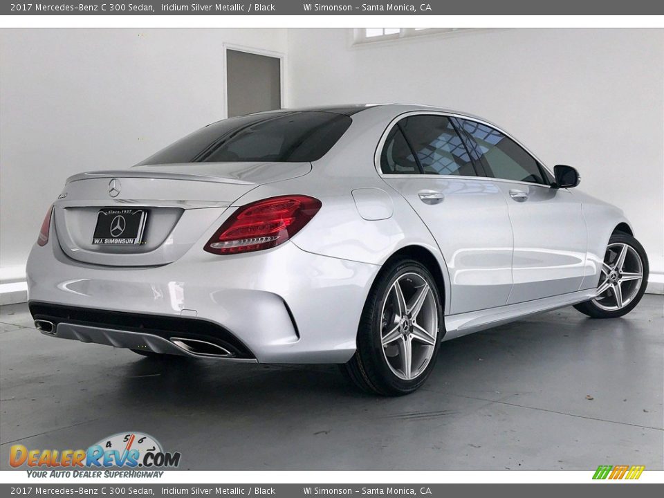 2017 Mercedes-Benz C 300 Sedan Iridium Silver Metallic / Black Photo #16