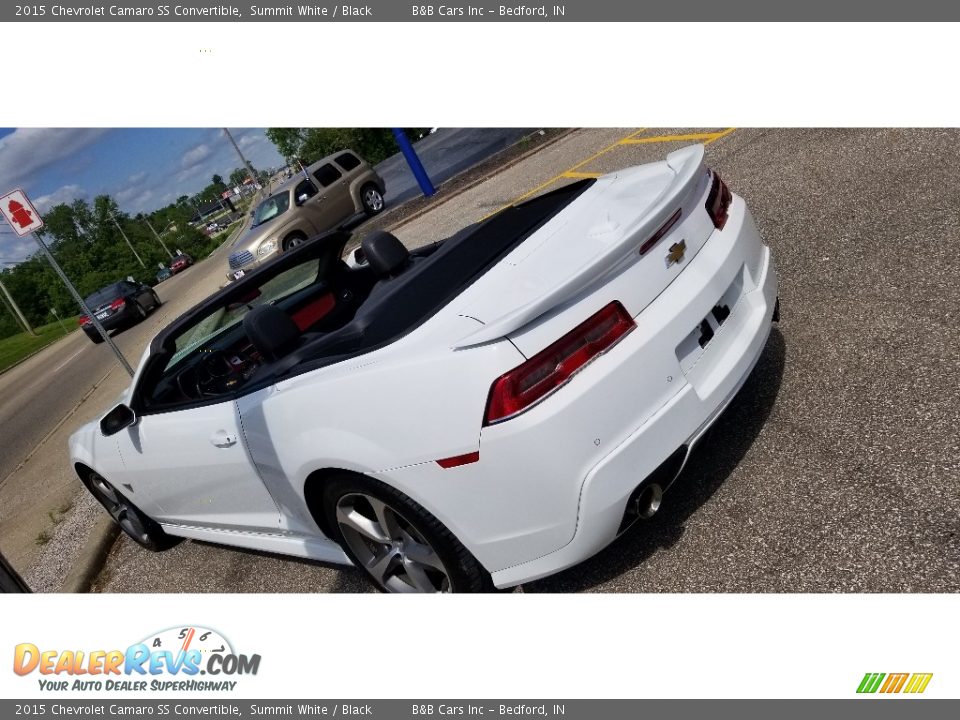 2015 Chevrolet Camaro SS Convertible Summit White / Black Photo #6