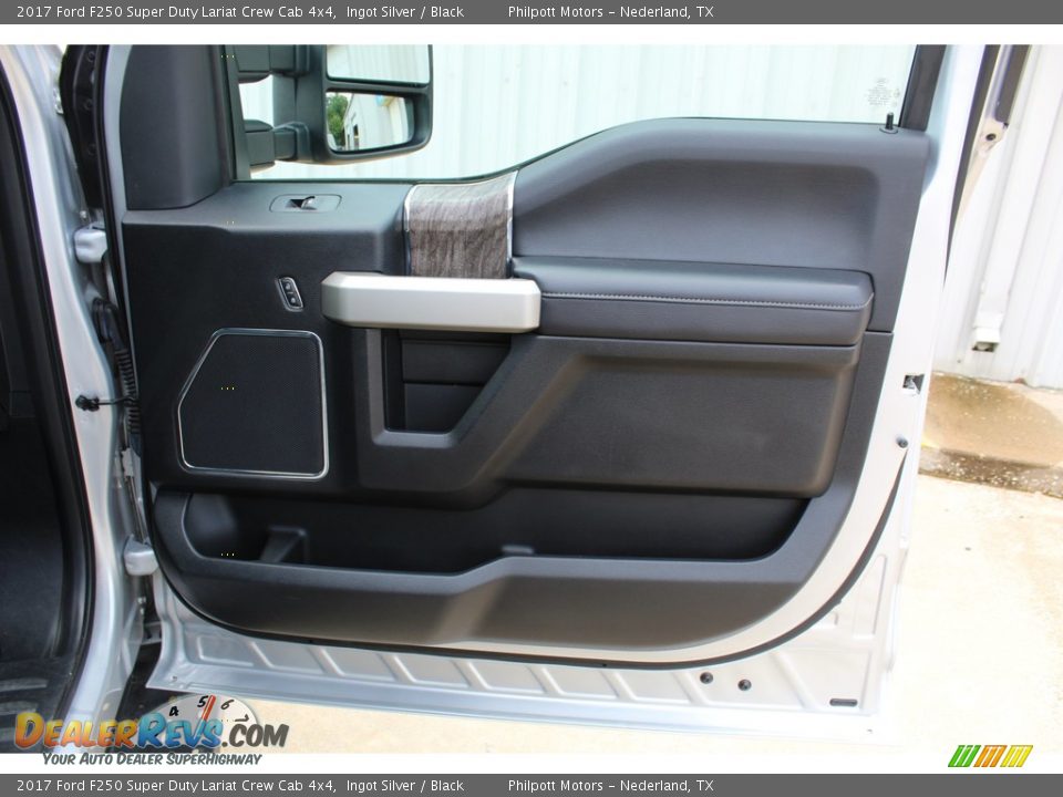 2017 Ford F250 Super Duty Lariat Crew Cab 4x4 Ingot Silver / Black Photo #27