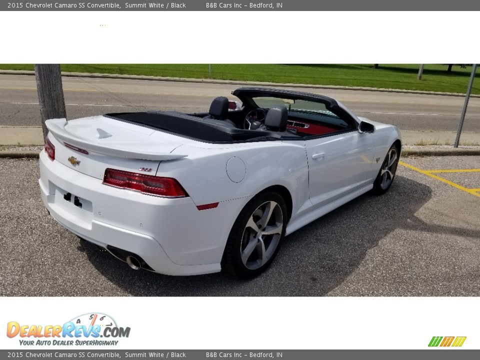 2015 Chevrolet Camaro SS Convertible Summit White / Black Photo #8