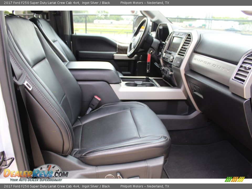 2017 Ford F250 Super Duty Lariat Crew Cab 4x4 Ingot Silver / Black Photo #28
