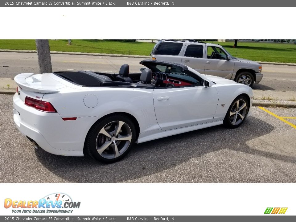 2015 Chevrolet Camaro SS Convertible Summit White / Black Photo #9