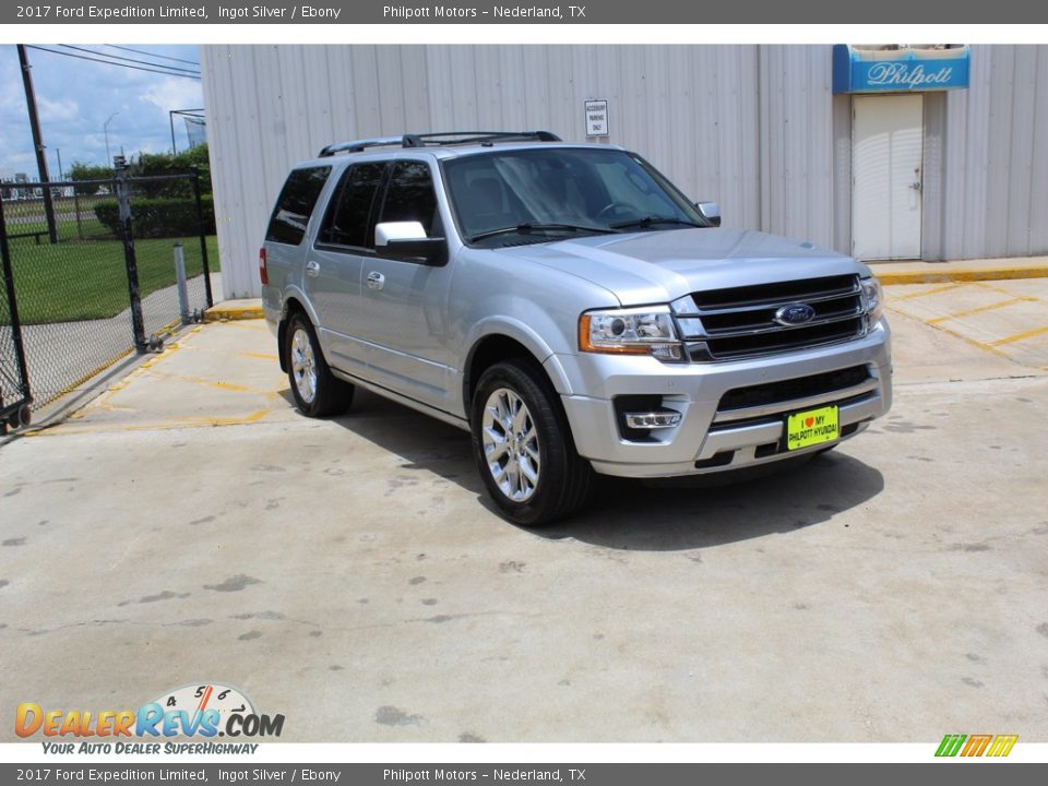 2017 Ford Expedition Limited Ingot Silver / Ebony Photo #2