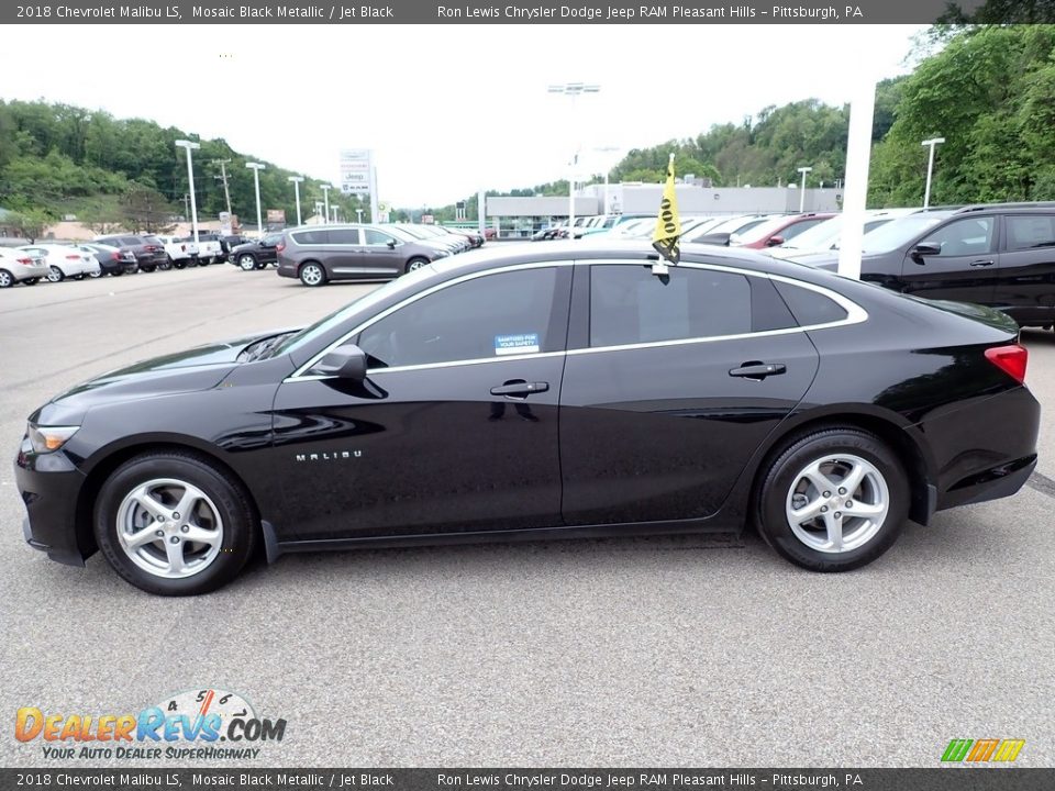 2018 Chevrolet Malibu LS Mosaic Black Metallic / Jet Black Photo #2