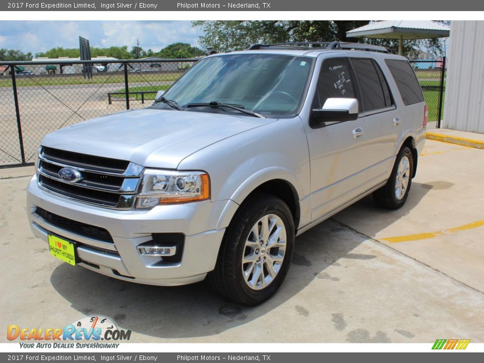 2017 Ford Expedition Limited Ingot Silver / Ebony Photo #4