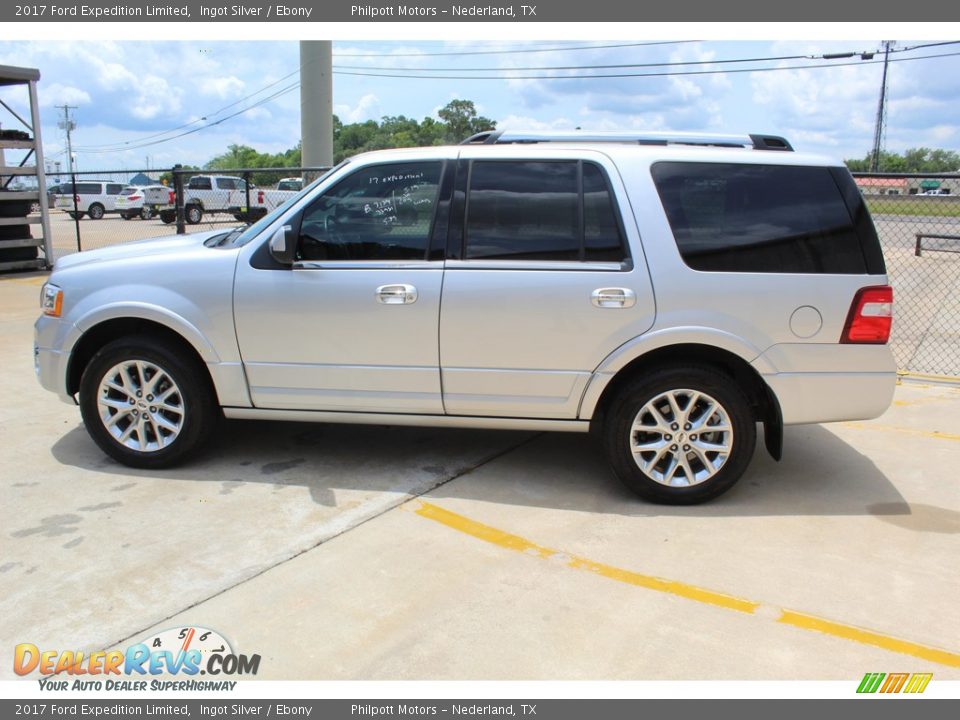 2017 Ford Expedition Limited Ingot Silver / Ebony Photo #7