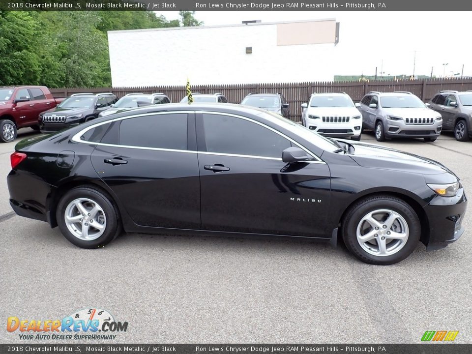 2018 Chevrolet Malibu LS Mosaic Black Metallic / Jet Black Photo #7