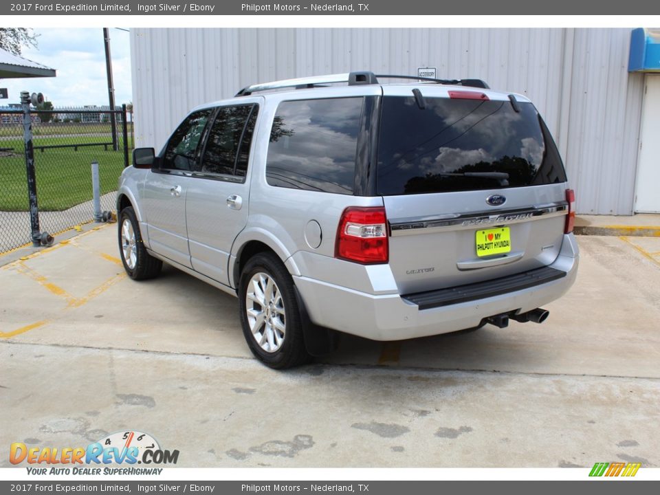 2017 Ford Expedition Limited Ingot Silver / Ebony Photo #8