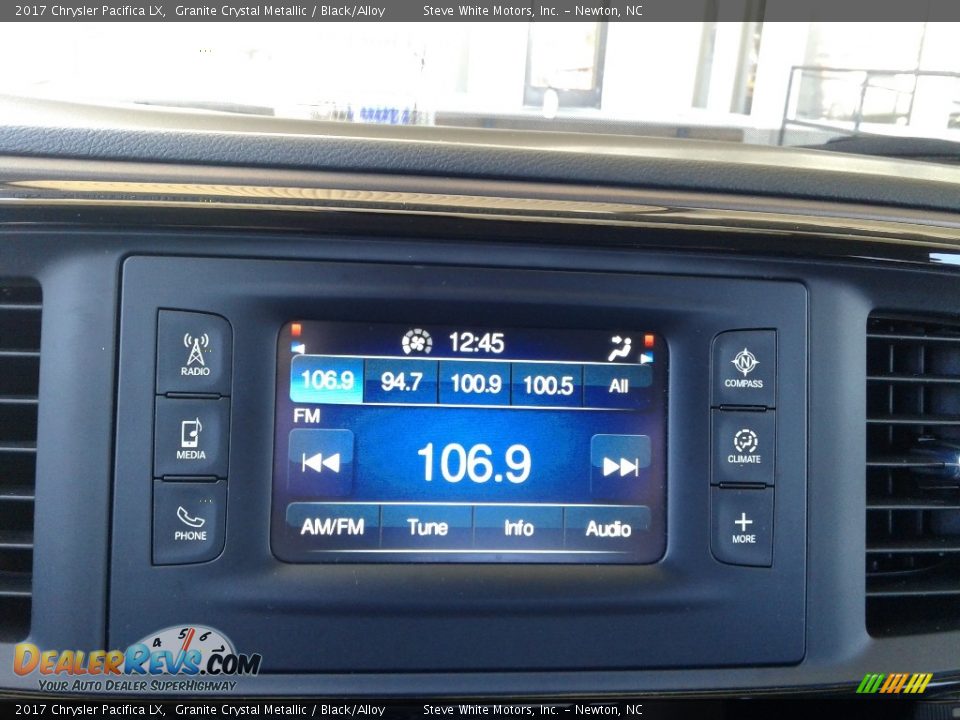 2017 Chrysler Pacifica LX Granite Crystal Metallic / Black/Alloy Photo #22