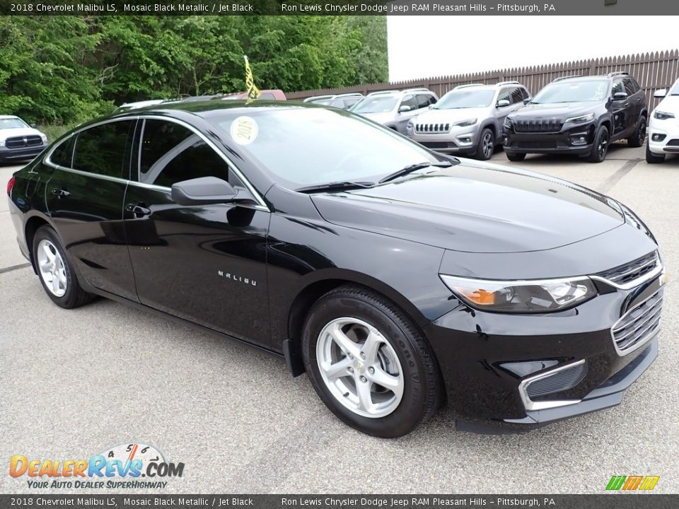 2018 Chevrolet Malibu LS Mosaic Black Metallic / Jet Black Photo #8