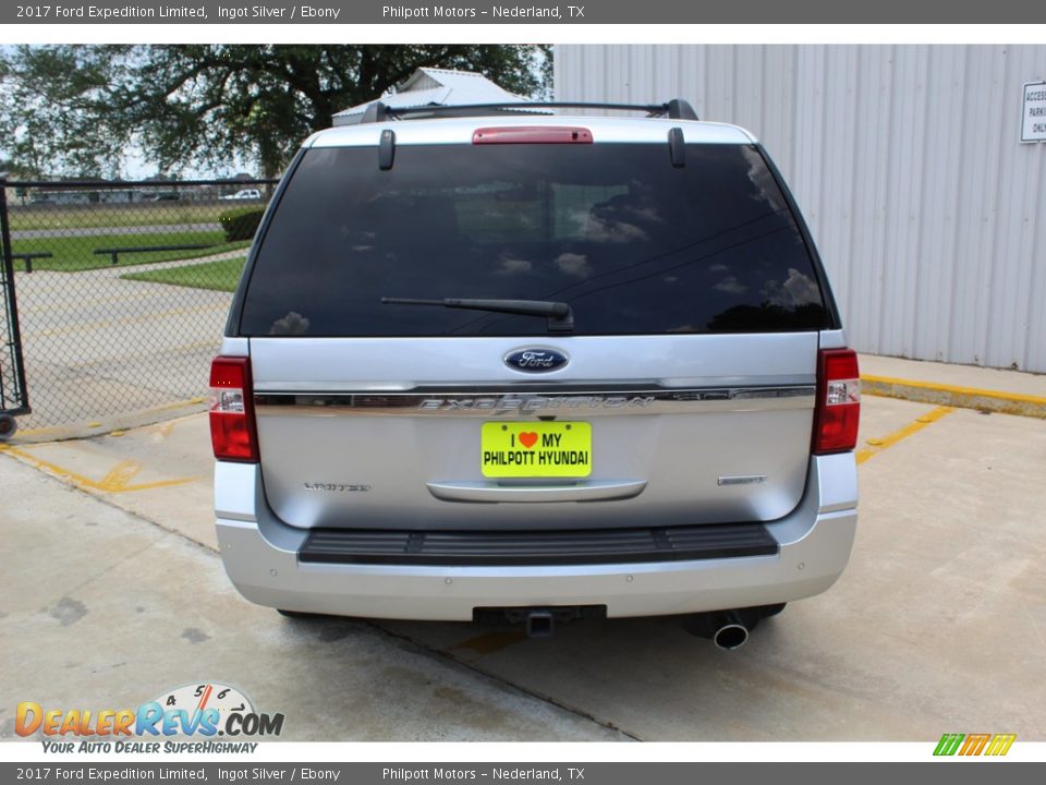 2017 Ford Expedition Limited Ingot Silver / Ebony Photo #9