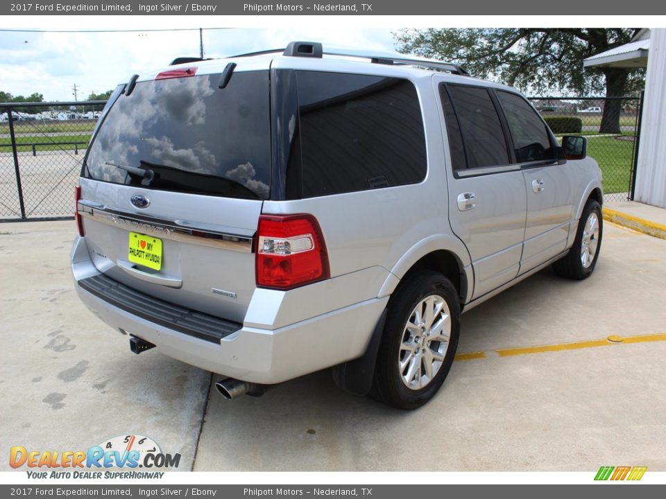 2017 Ford Expedition Limited Ingot Silver / Ebony Photo #10