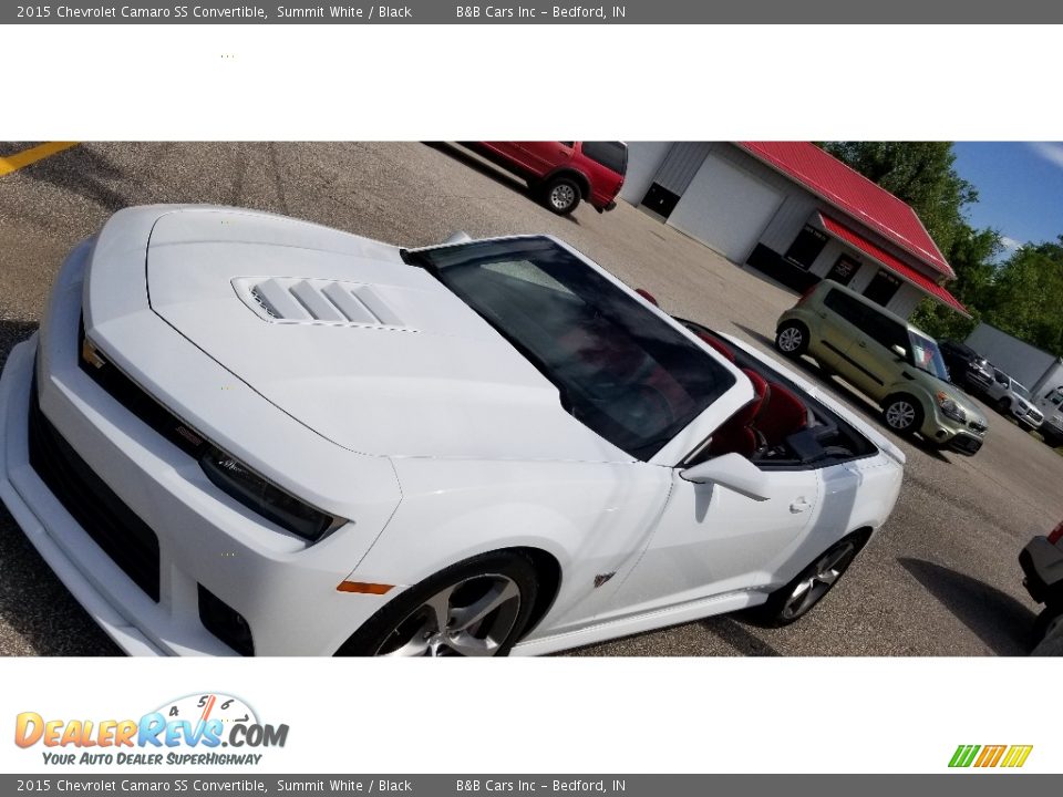 2015 Chevrolet Camaro SS Convertible Summit White / Black Photo #23