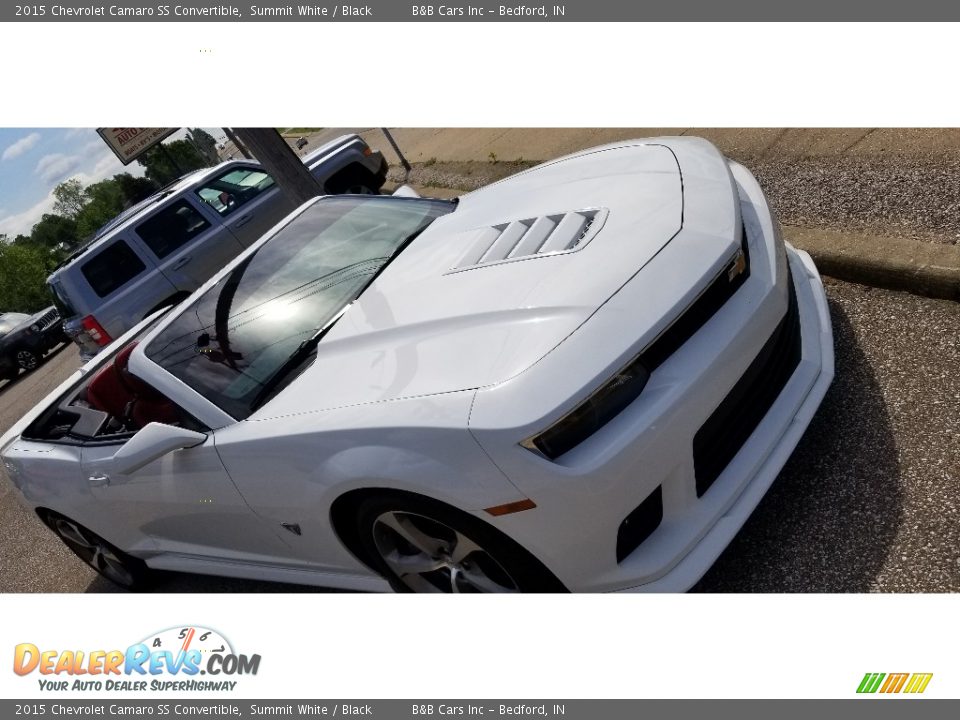 2015 Chevrolet Camaro SS Convertible Summit White / Black Photo #24