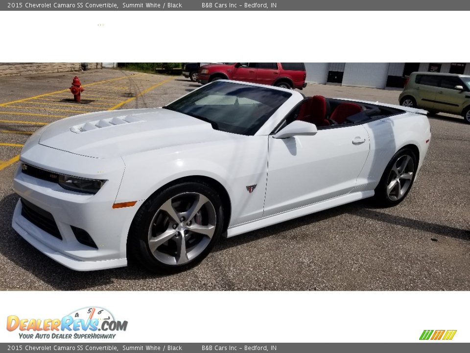 2015 Chevrolet Camaro SS Convertible Summit White / Black Photo #25