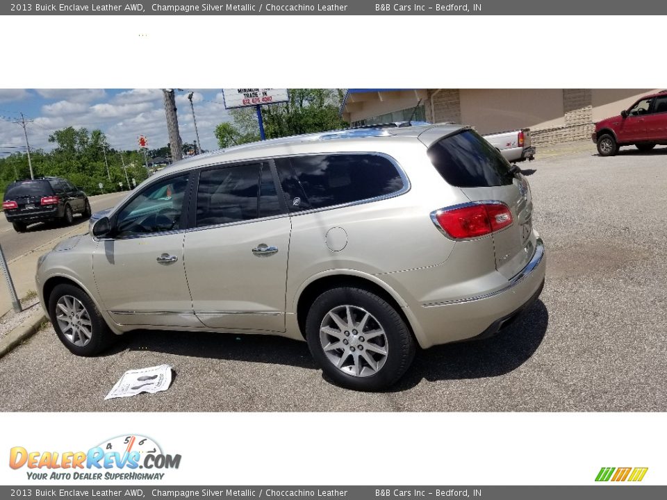 2013 Buick Enclave Leather AWD Champagne Silver Metallic / Choccachino Leather Photo #3