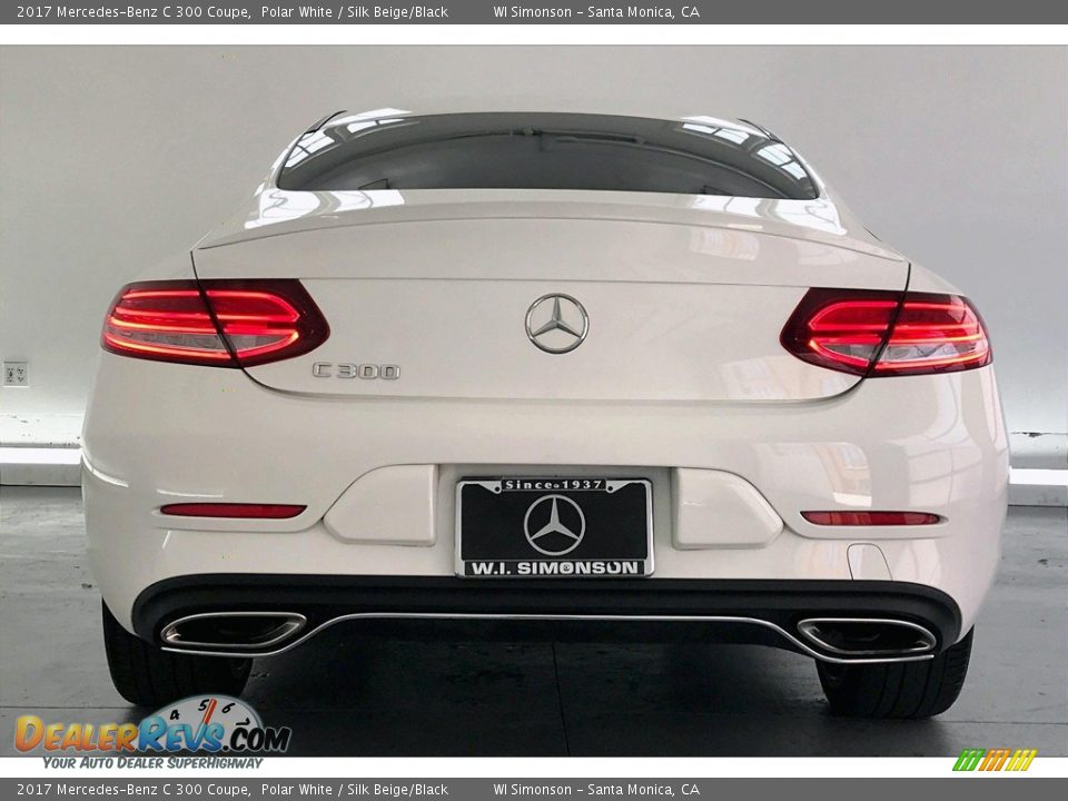 2017 Mercedes-Benz C 300 Coupe Polar White / Silk Beige/Black Photo #3