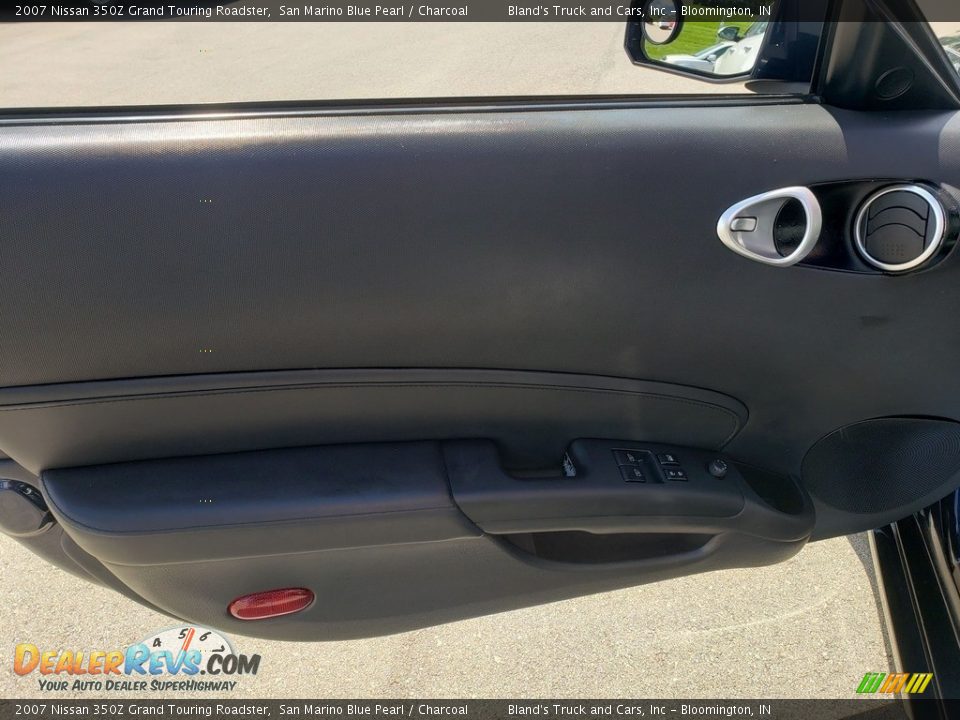 2007 Nissan 350Z Grand Touring Roadster San Marino Blue Pearl / Charcoal Photo #4