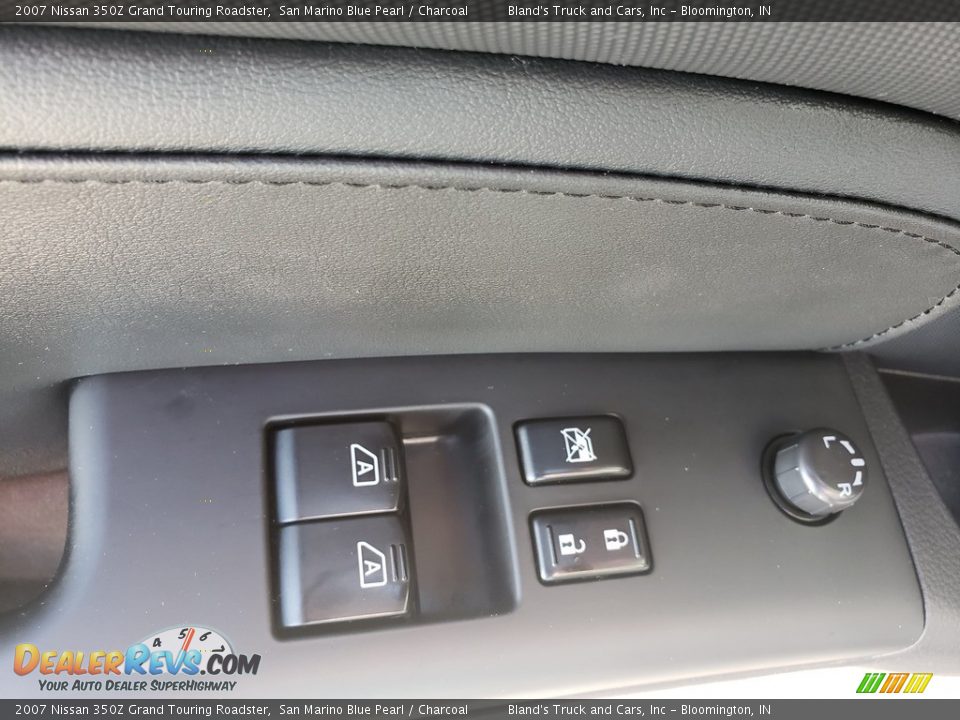 2007 Nissan 350Z Grand Touring Roadster San Marino Blue Pearl / Charcoal Photo #5